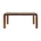 Armen Living Treviso Mid-Century Extension Dining Table in Walnut Finish and Top LCTVDIWA - alternate 7